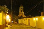 Nighttime, street scene, Trinidad, Cuba