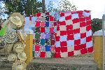 Quilt, Craft market, Manacas Iznaga, Trinidad, Cuba