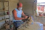 Potter, Santander Pottery factory, Trinidad, Cuba
