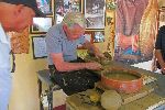 Potter, Santander Pottery factory, Trinidad, Cuba