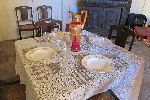 Dining table, Trinidad museum, Palacio de Cantero, Cuba