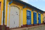 Doors and window, street scene, Trinidad, Cuba