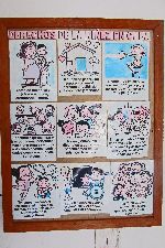 Rights of Children poster, Family doctor clinic, Cuba