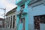 Painting house, Santa Clara, Cuba