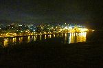 Havana waterfront at night, Cuba