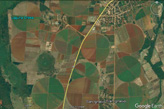Circular fields, San Ignacio, Cienfuego, Cuba