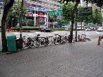 Informal bicycle parking, Seoul