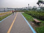 Han River bicycle path, Seoul, South Korea