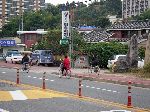 Women doing errands by bicycle, Hadong, South Korea