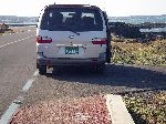 Car parked in bike lane, Jeju Island