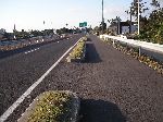 Bike lane, highway 12, Jeju Island, South Korea