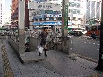 Wheel chair ramp at entrance to Daegu underground