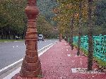 Lake Bomun bicycle facility / sidewalk. South Korea