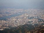 Aerial view of a small section of Seoul