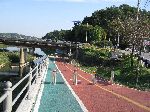 Nakdong River bike trail, Mungyeong, Korea