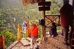 Ecuador, Rio Pastaza Canyon, cable car