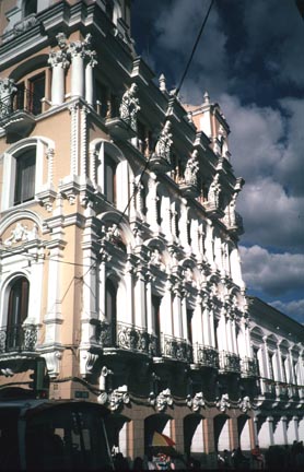 Ecuador: Quito, colonia period building
