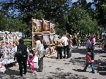 Ecuador, Quito: Parque El Ejido, art market