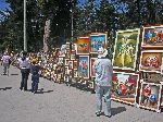 Ecuador, Quito: Parque El Ejido, art market