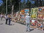 Ecuador, Quito: Parque El Ejido, art market