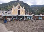 Main square and market of Apuela