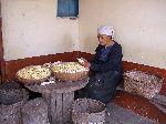 shucking corn