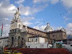 Cathedral Matriz on main square in Cotacachi.