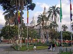 Main square in Cotoacachi.