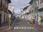street in the center of Cotacachi