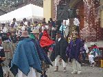 Inty Raymi festival in the main square of Peguche.