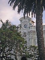 City Hall on the main square in Otavalo