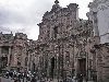 Ecuador, Quito: La Compania de Jesus Church facade