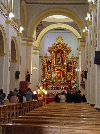 Cathedral Matriz interior, in Cotacachi.