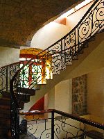 Ecuador, Lasso, La Cienega Hacienda, staircase