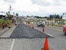 Ecuador: Pan American highway under repair