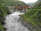 Ecuador, Rio Pastaza Canyon, hydro-electric dam