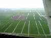 Aerial view sugar cane fields