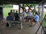 Meeting teachers, Surama, Guyana