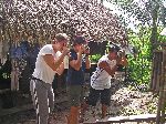 tourists taking photo, Guyana