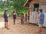 visiting family homestead, Guyana