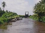 Canal and koker (or sluice gate), Guyana