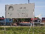 memorial sign for Kowsilla, at age 44 and mother of 4, she was “mowed down by a tractor at Leonora sugar estate, by a scab. West Demerara, Guyana.