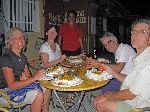 Easting at Carol's Creole Restaurant, Parika, Guyana