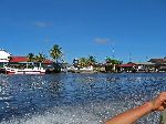 Charity on the banks of the Pomeroon River, Guyana