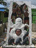 Monument on Slavery, Supernaam, Guyana