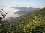 Climbing the ridge to get to the "Punch Bowl"
