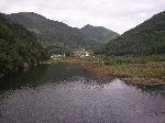 Lake and hills