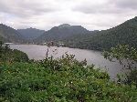 Lake and hills