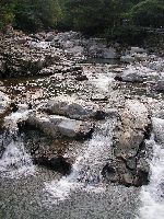 Chinese characters carved in rocks, Gayasan National Park, Korea