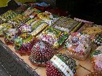 Sweets for sale in the market, Jinju